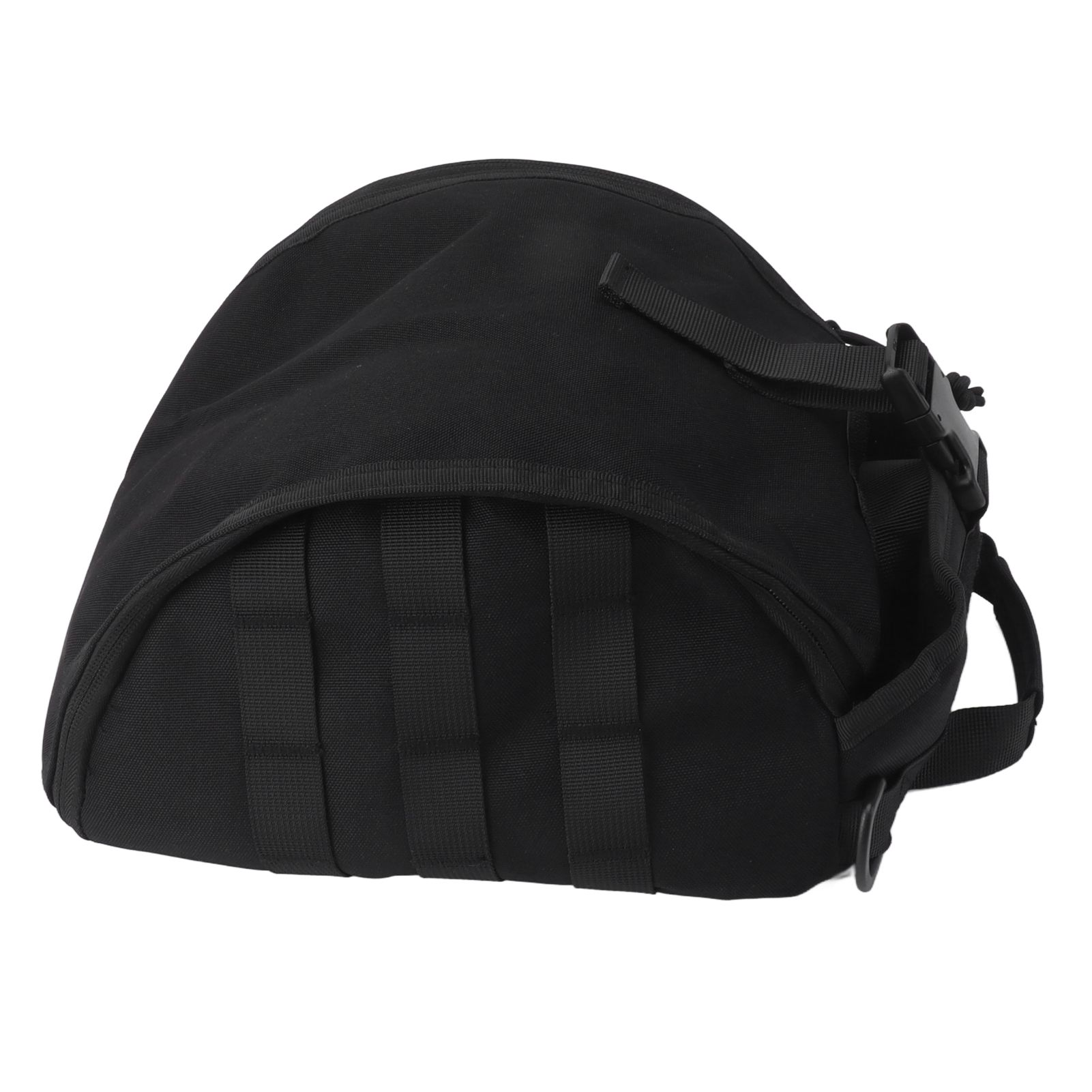 Outdoor Helmet Bag Nylon Waterproof Motorcycle Bike Bicycle Helmet Bag for Camping Hiking Black — image 2