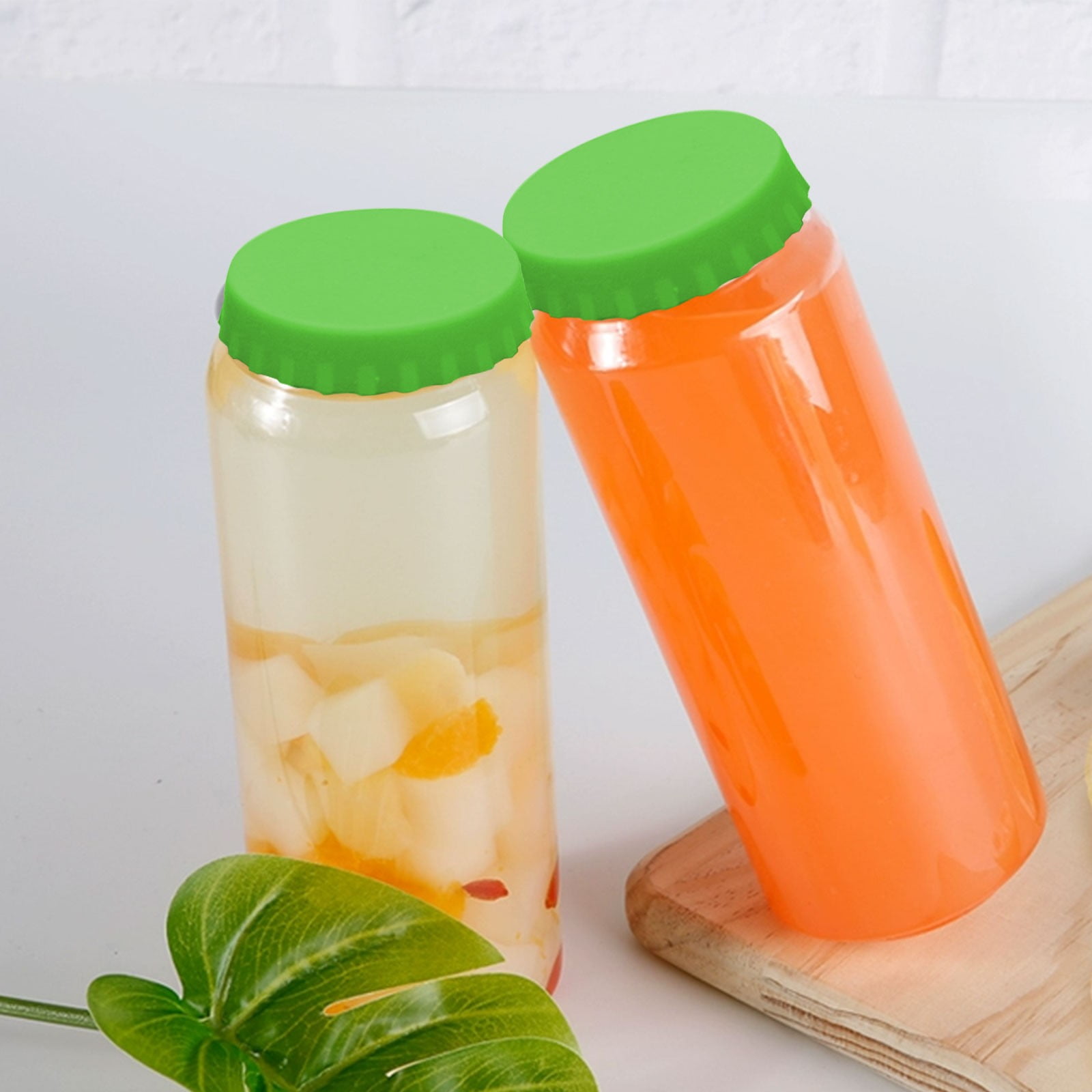 Back to School SuppliesSilicone Can Cover Soda Can Cover Cans Can Store Beer Beverages Silicone Leak-Proof Seal Green (Include: 1X Silicone Cover) Sale Green — image 2