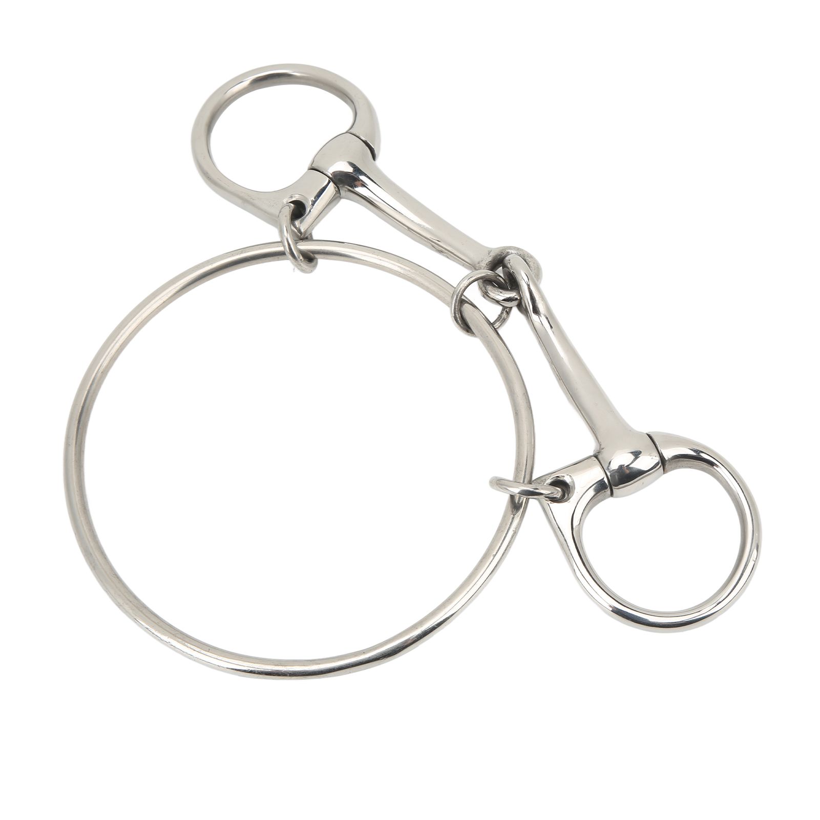 125mm Stainless Steel Horse Mouth Bit 5 Inch Horse Bits Outdoor Training Loose Ring โ image 3