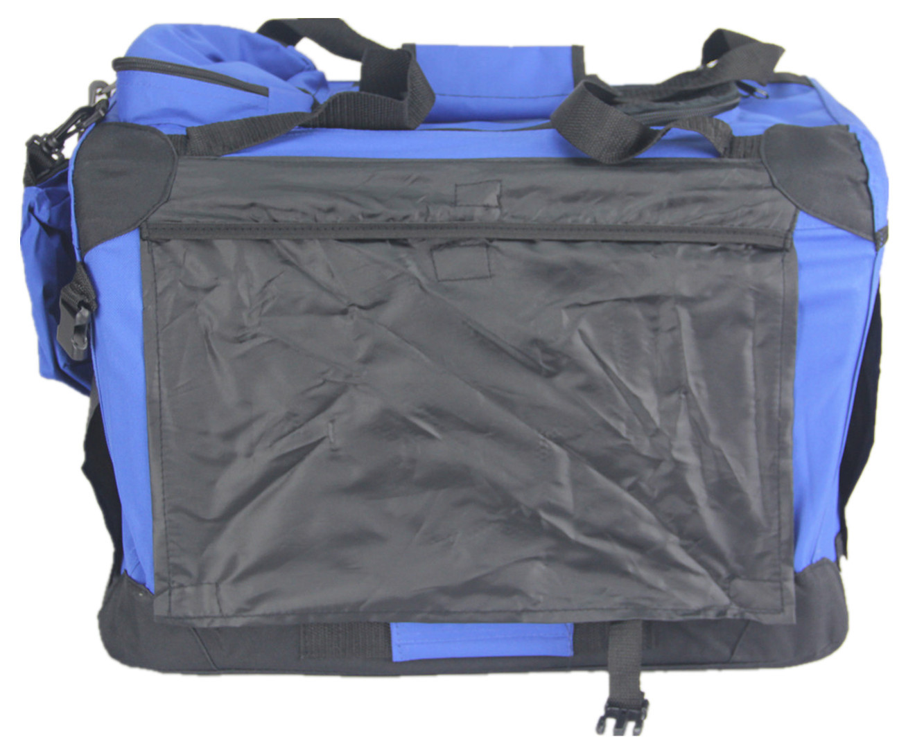 YES4PETS Large Foldable Soft Dog Cat Puppy Crate Bag With Curtain-Blue โ image 2