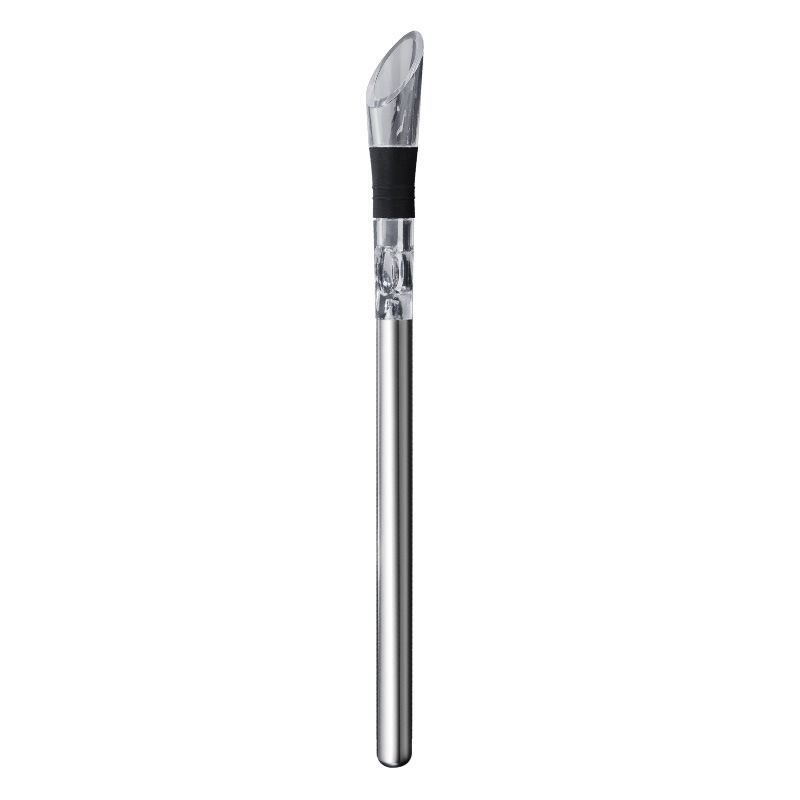 Wine Chiller,3 in 1 Stainless Steel Wine Bottle Cooler Stick Chiller with Aerator and Pourer for Merlot Beer Whiskey Cocktails Grape — image 2