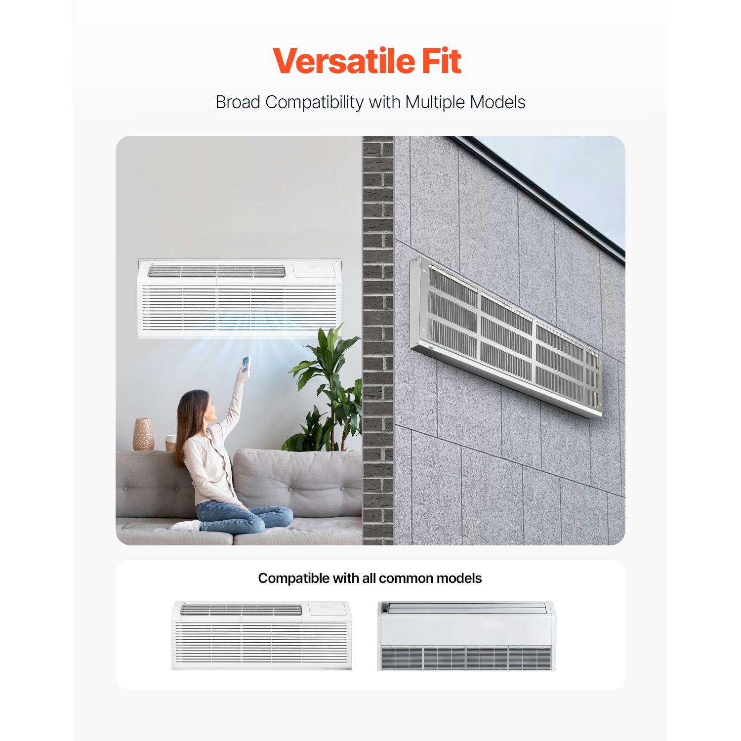 Air Conditioner Wall Sleeve 42 in with Exterior Grille Wall AC Sleeve — image 2