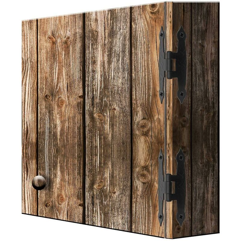 6 pcs Antique Metal Hinges For Cabinets, Cupboard Doors, Chests, Crates Retro Country House Style 65 X 34Mm โ image 4