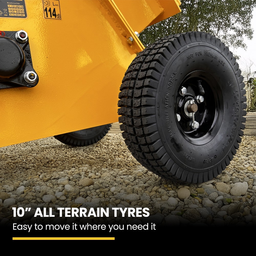 MICHIGAN 7HP 212cc Petrol Wood Chipper, Tree Mulcher - Raptor 1100 — image 6