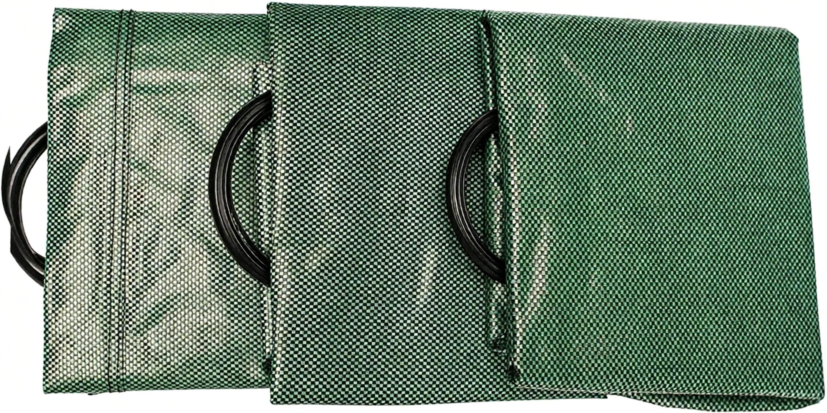 3-Pack 120L Yard Waste Bags - Reuseable Heavy Duty Gardening Bags, Lawn Pool Garden Leaf Waste Bag — image 3