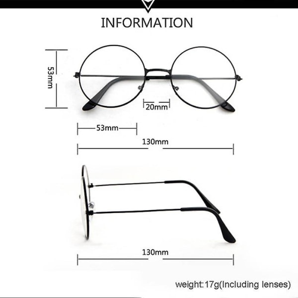Harry Potter Vintage Round Glasses Frames, Black โ image 2