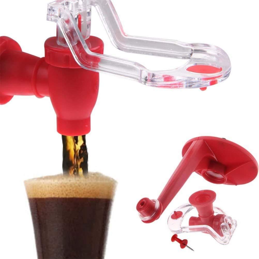 2 Liter Beverage Dispenser, Drink Dispenser for Carbonated Drinks, Coke Soda Drink Dispenser Bottle Upside Down Drinking — image 2