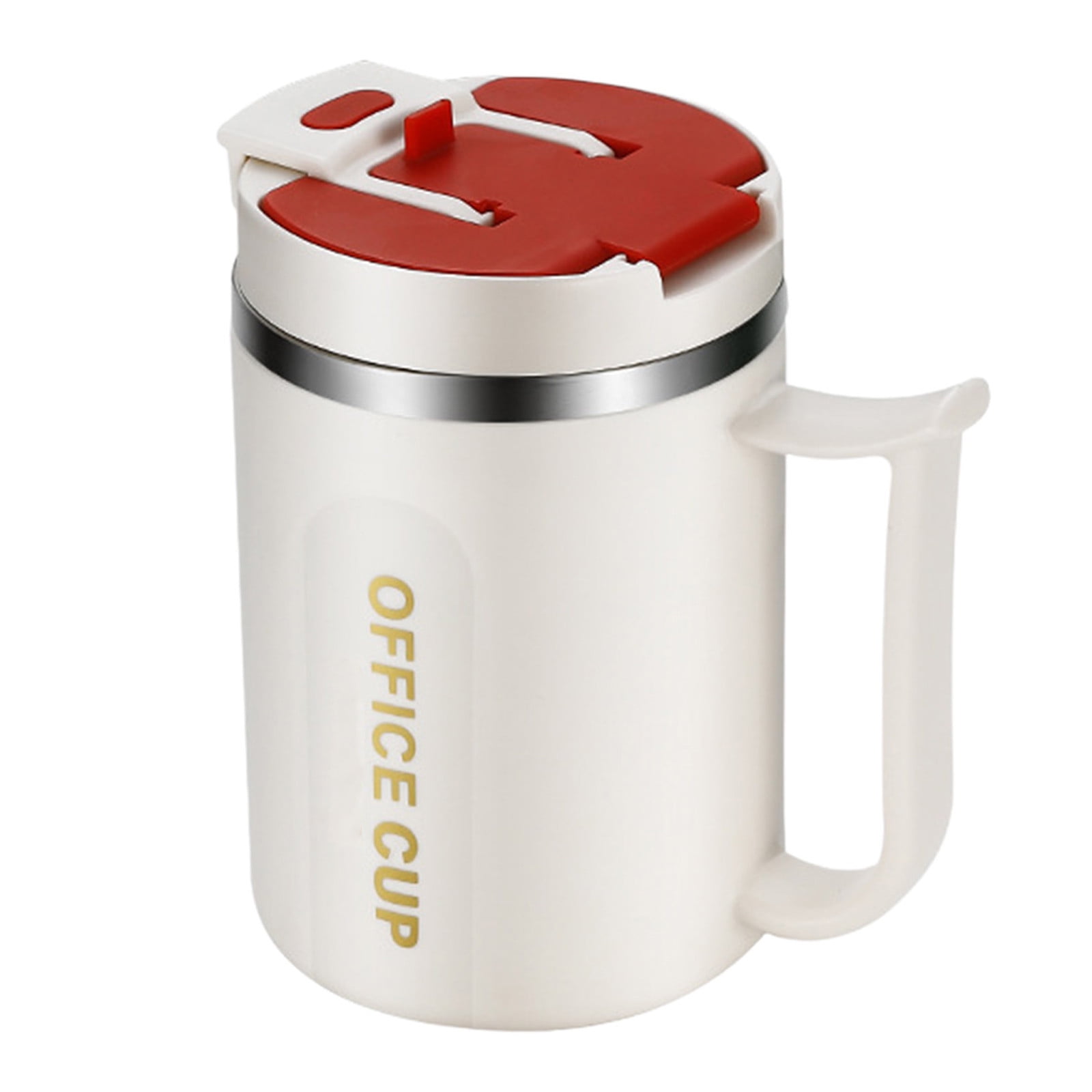 Insulated Coffee Mug with Handle & Lid - 17oz Stainless Steel Travel Tumbler, Double Wall Vacuum (Black) by 17_【Holiday Exclusive】 Christmas Themed Coffee Mug — image 3