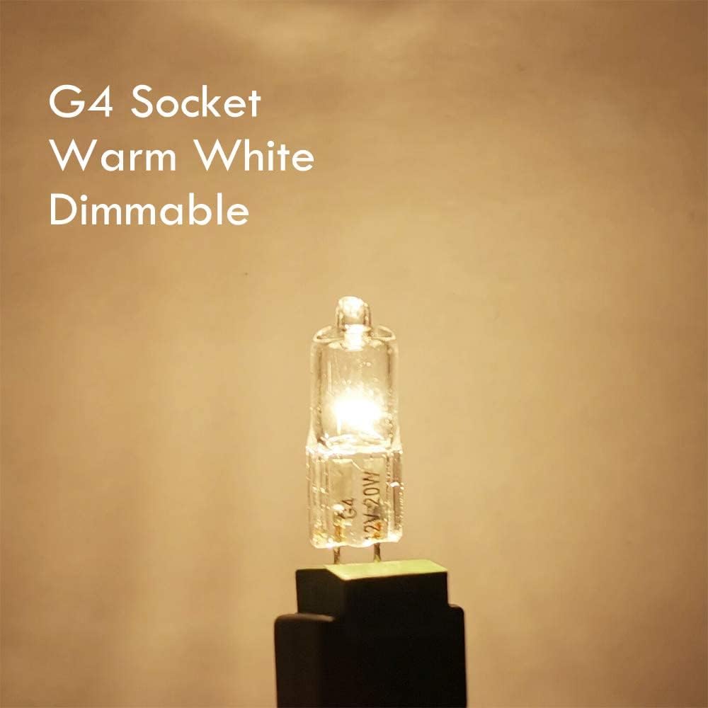 G4 halogen lamps 10W 12V - Warm white - 10-pack 10pcs 10W — image 3