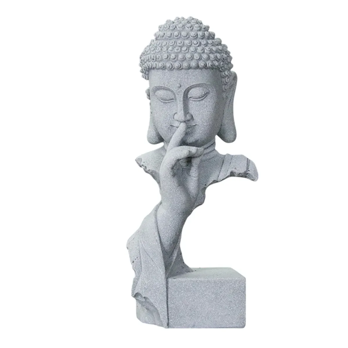 Chinese Garden Buddha Ornament Fish Tank Decoration Resin Statue Landscaping โ image 2