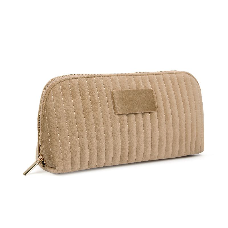 Great Velvet Travel Storage Bag Makeup Organizer Olive green โ image 6