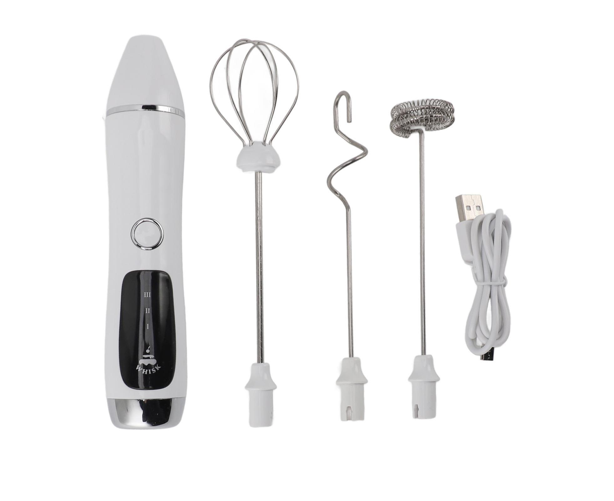 Handheld Electric Milk Frother, Wireless Portable Foam Maker for Coffee, Tea & Chocolate