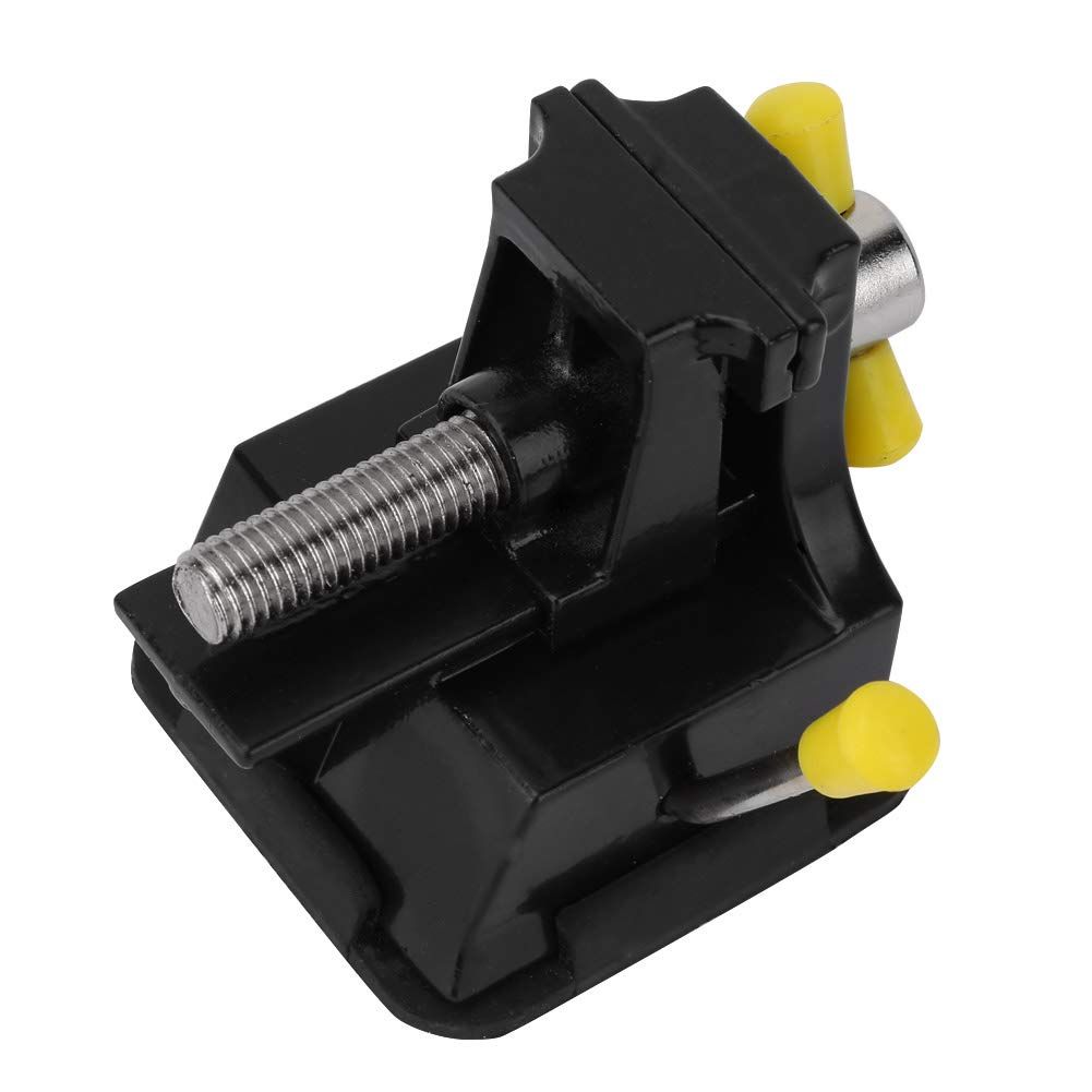 Mini Bench Vice, Small Flat Table Jaw Bench, Aluminum Alloy Opening Parallel Table Vise, Suction Cup Bottom Drill Press Vice — image 5