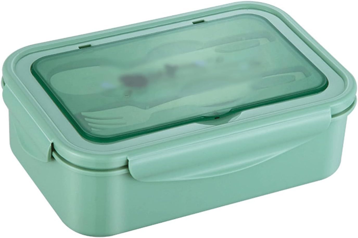 Bento Boxes for Adults - Bento Lunch Box For Kids Childrens With Spoon & Fork - Durable Perfect Size for On-the-Go Meal, BPA-Free — image 5