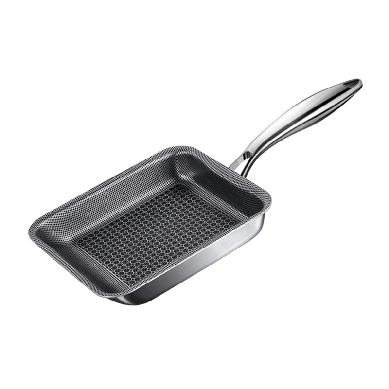 Clang 316 Stainless Steel Square Tamagoyaki Pan Yuzi Burn + Silicone Oil Brush + Shovel [316 Upgrade Thickening โ image 2