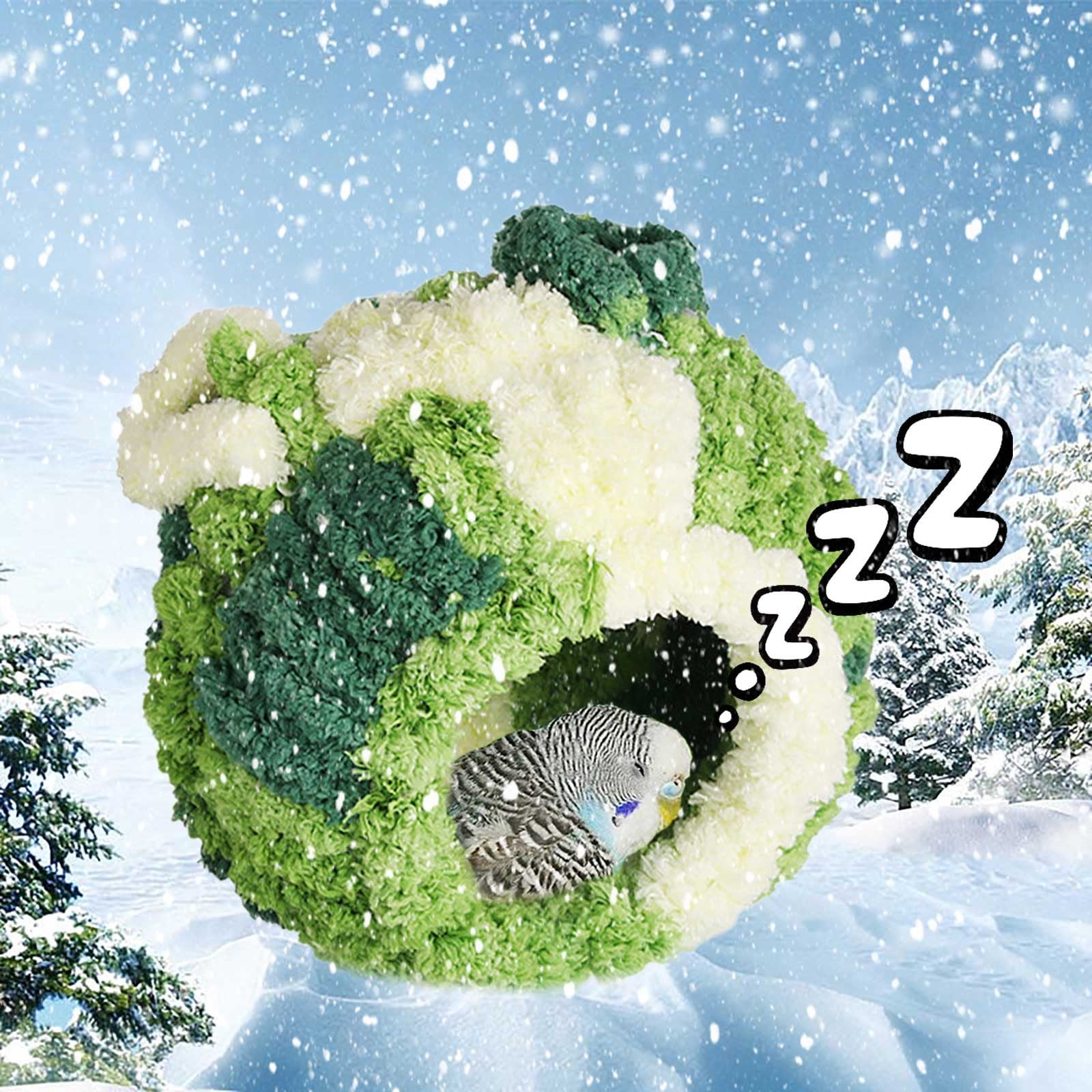 Bird Nest, Conure Breeding House Lovebird Bed for Conure, Lovebird, Canary, Finch, Coneshape Birds, Hamster, Small Pets C — image 5