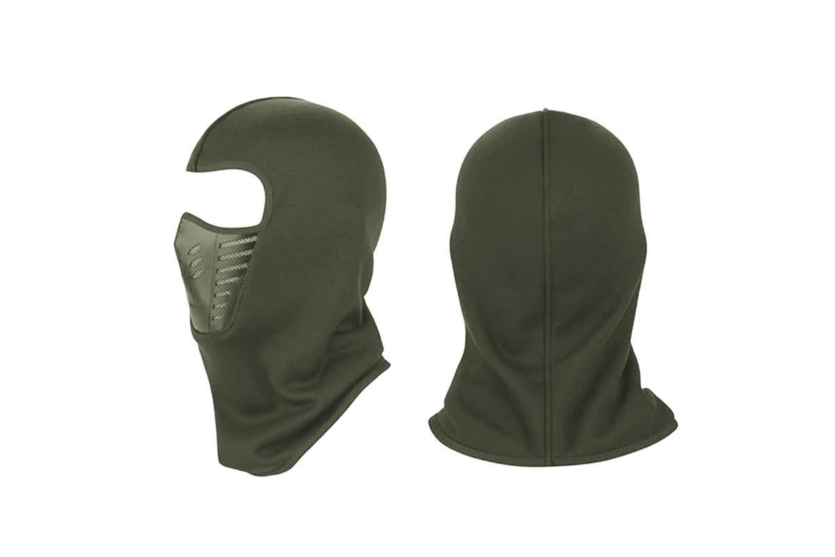 Motorcycle Mask Thermal Face Mask Balaclava Ski Mask -Army Green