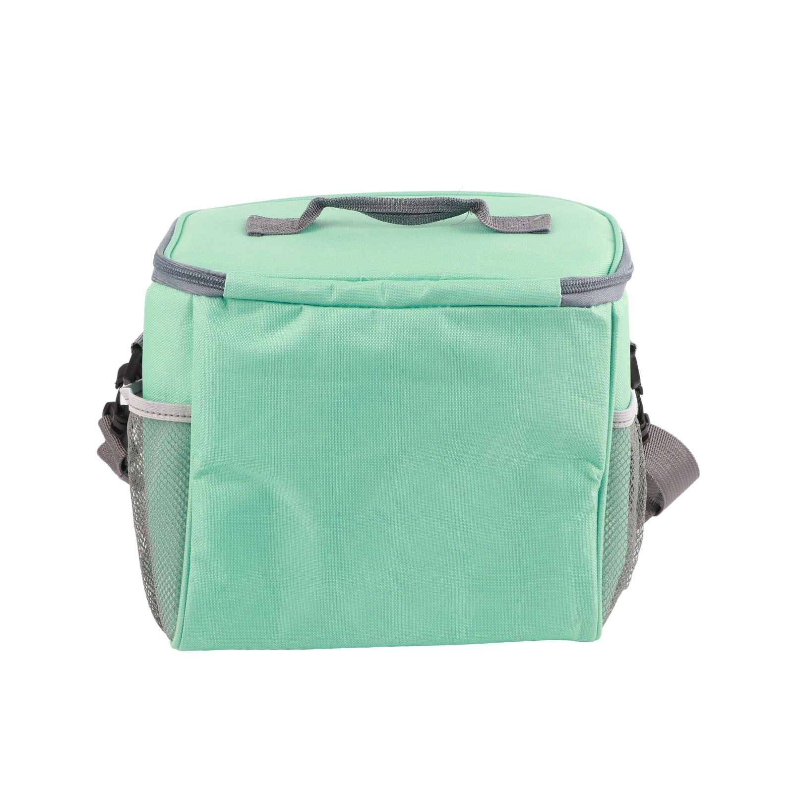 Insulated Bag Cloth Multifunction Modern Thermal Lunch Handbag with Single Shoulder for Home Work Green — image 4