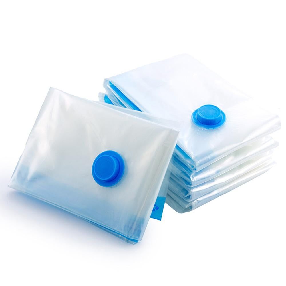 8 Pack Vacuum Storage Bags Space Saver Bags for Clothes Blankets with Valve - L — image 2