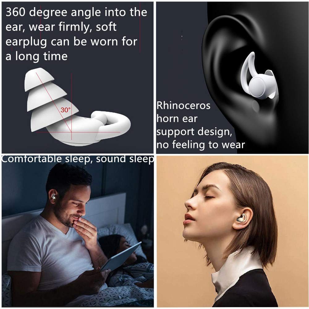 Reusable Safe Silicone High Fidelity Earplug,for Sleeping, Swimming, Studying, Concerts, Noise Cancelling and Hearing Protection — image 5