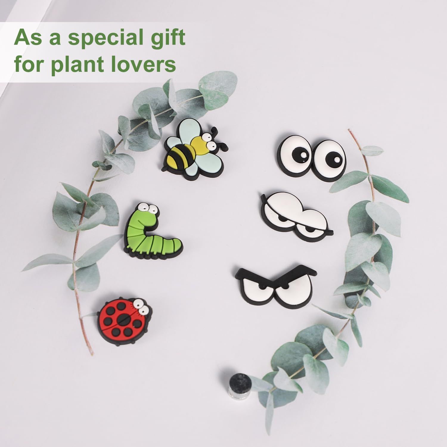 6pcs Plant Magnets Eyes for Potted Plants, Cute Indoor Plant Accessories Funny Plant Magnets Decor Plant Magnets Eyes Pins Charms — image 5