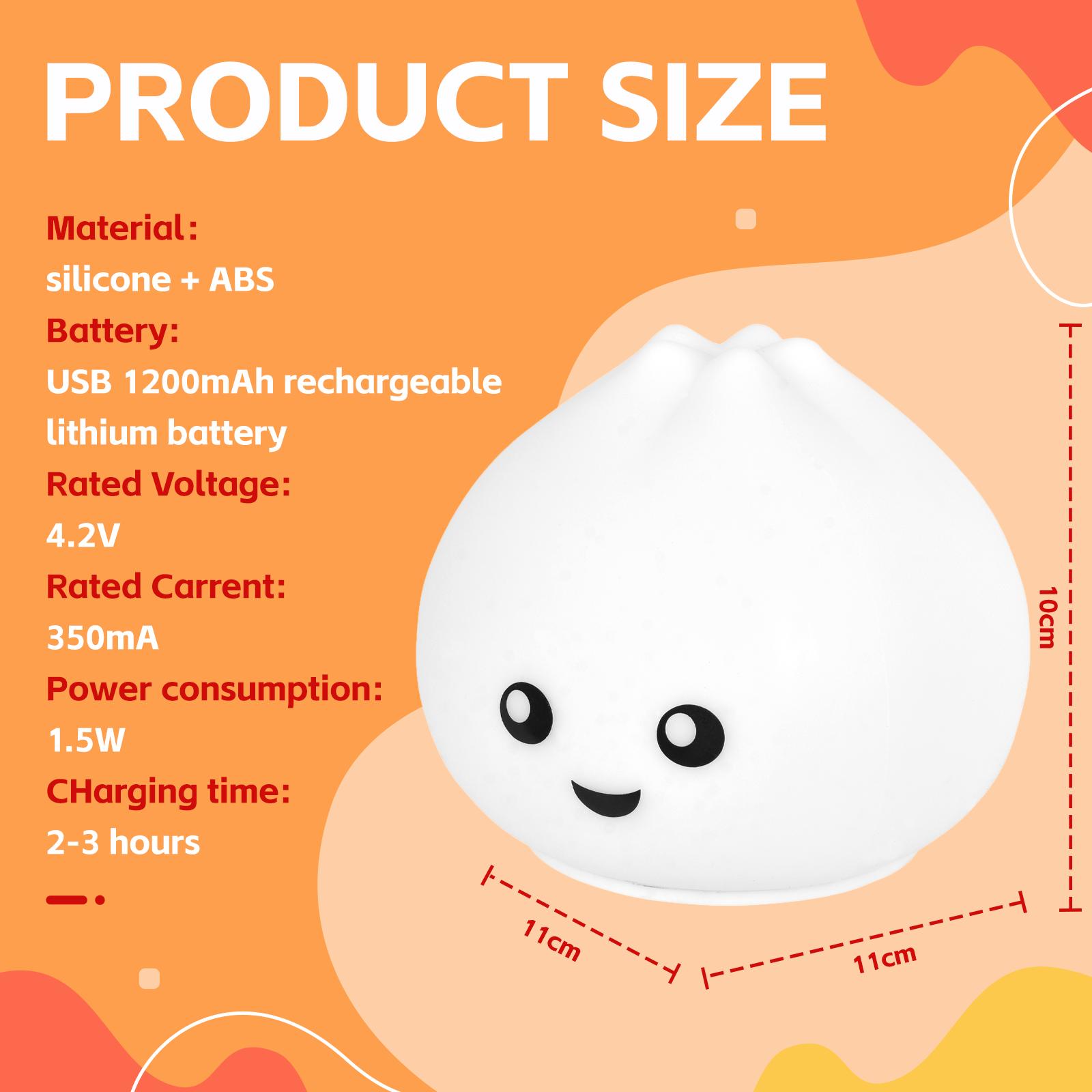 Squishy Dumpling Night Light — image 4