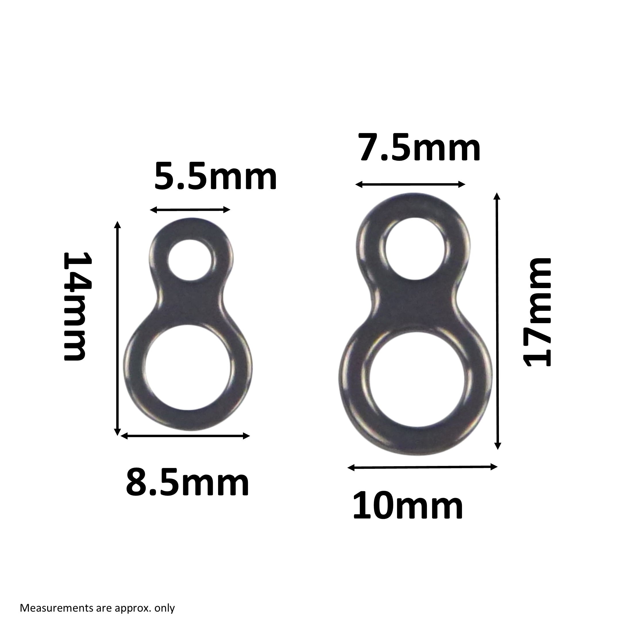 Swimerz 180kg Solid Double Rings, 14mm, 20 pack โ image 2