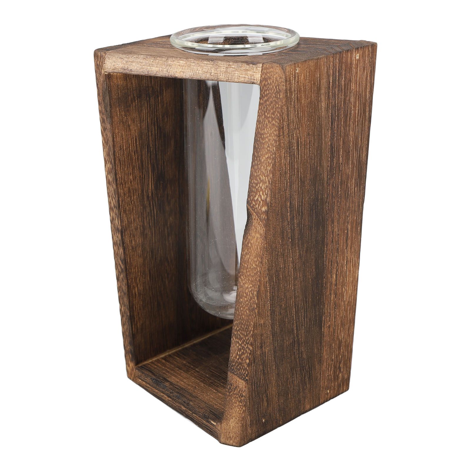 Glass Test Tube Plant Terrarium Multipurpose Innovative Hand Crafted Desktop Plant Terrarium for Hydroponic Plants Carbon Grill โ image 4