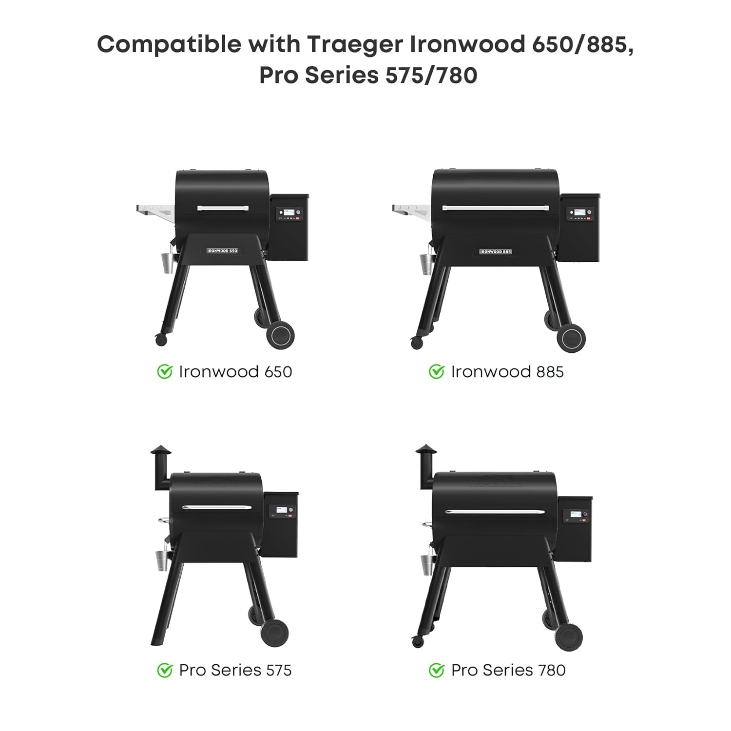 RTD Probe Replacement for Traeger Ironwood 650/885, Pro Series 575/780, Upgraded Thermocouple Probe Kit for #KIT0422 — image 3