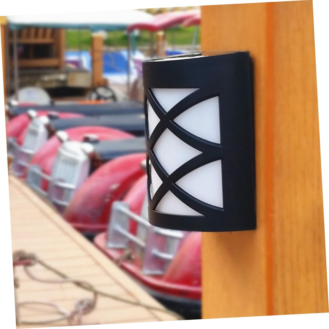 Outdoor Motion Sensor Light Fence Lights Wall Mounted Solar Lights Solar Wall Lights Outdoor Wall Lantern Motion Sensor — image 3