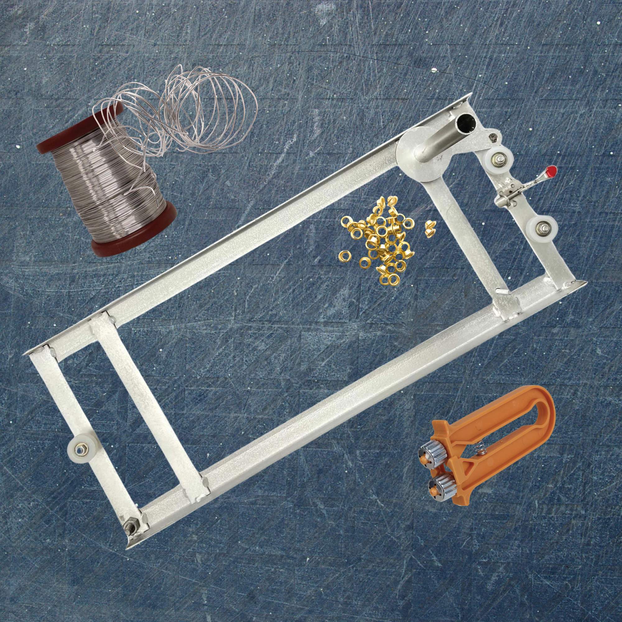 Beekeeping Kit - Wiring Board + 500g Wire + Crimper + 1000 Bee Frame Eyelets โ image 2