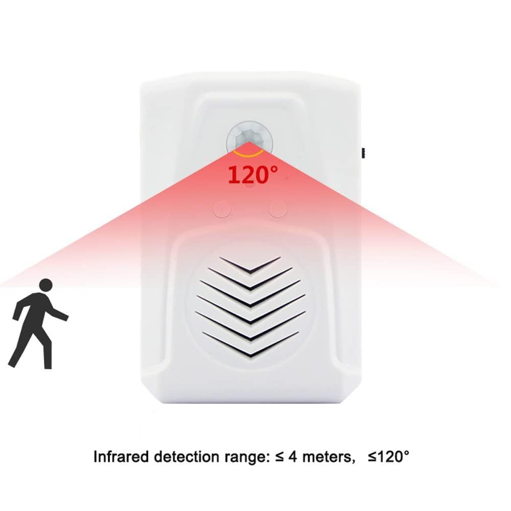 Motion Sensor Activated Sound Player Speaker with USB Cable, Download Your own MP3 Audio Files to Play Speech, Music (White) โ image 5