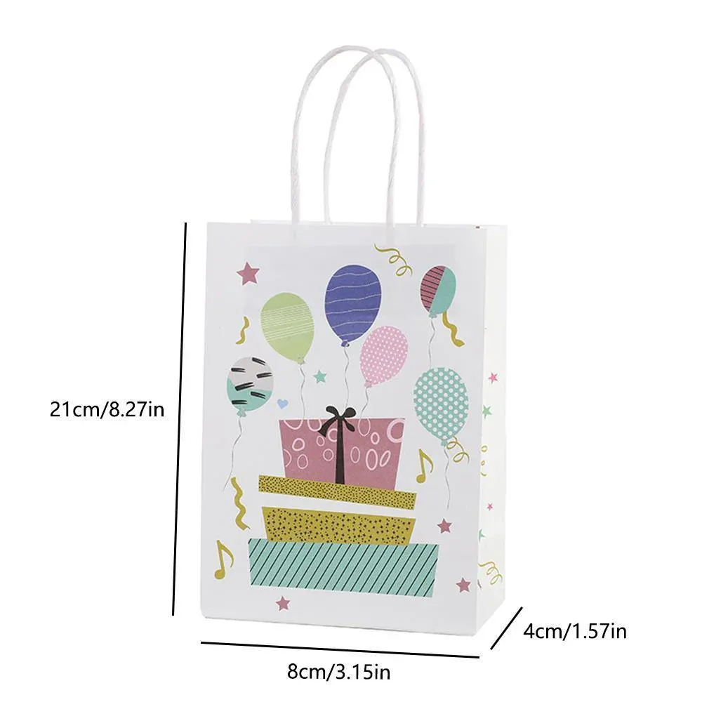 30X Premium Kraft Paper Tote Bag Durable Stylish High Capacity Birthday Gift Handbag - Candle-30pcs โ image 4