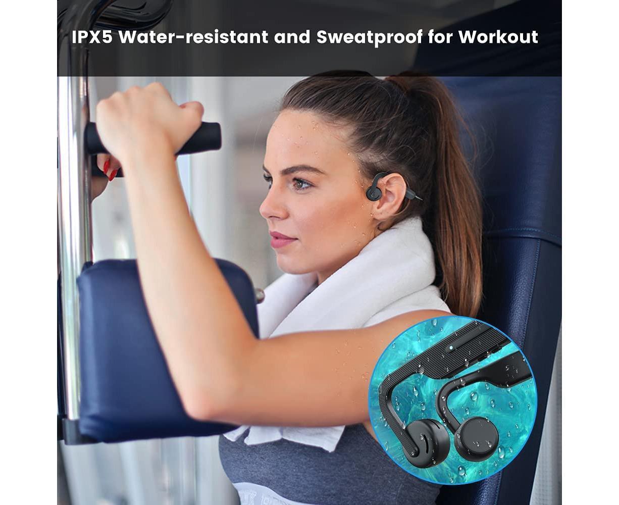 Air Open Ear Bone Conduction Headphones Wireless Bluetooth 5.0 with Mic — image 5