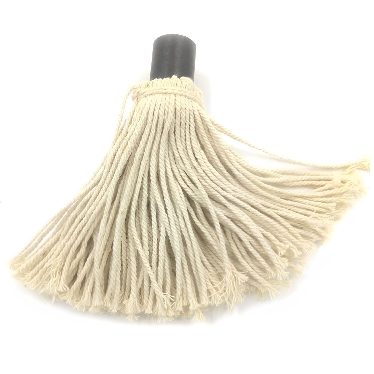 Barbecue mop with wooden long handle, used for grilling, smoking, and steak, as well as for feeding with rubber wooden handle