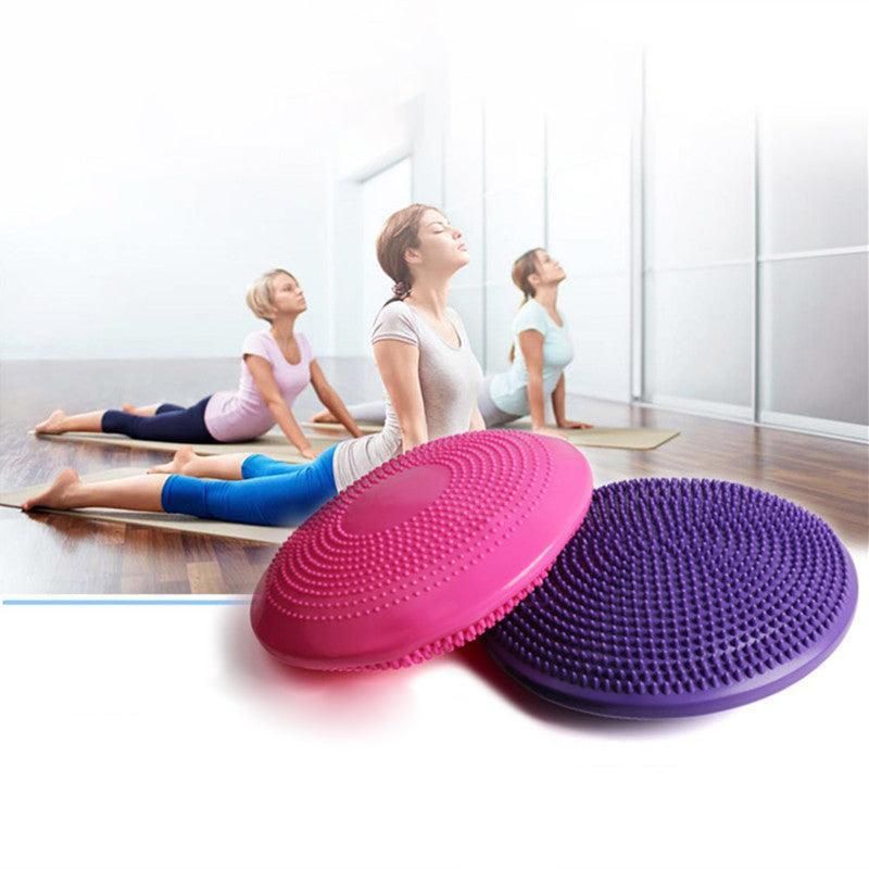 Balance Stability Cushion Wobble Air Disc Ankle Knee Strength Rehab Exercise - Purple — image 4