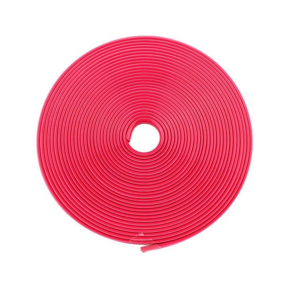 Ning zhi Rubber Car Wheel Hub Anti Scratch Strip 8m Pink( 8m )