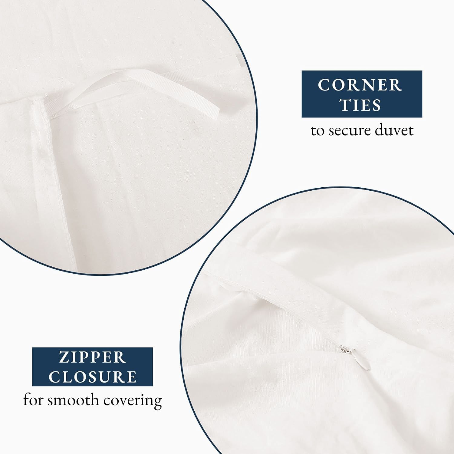 Hotel Soft Microfiber Duvet Cover Set-2000TC Quilt Cover Set & Pillowcases -1 Donna Cover Zipper Closure & 1 x Pillowcases-Breathable Bedding - Wrinkle, Fade — image 5