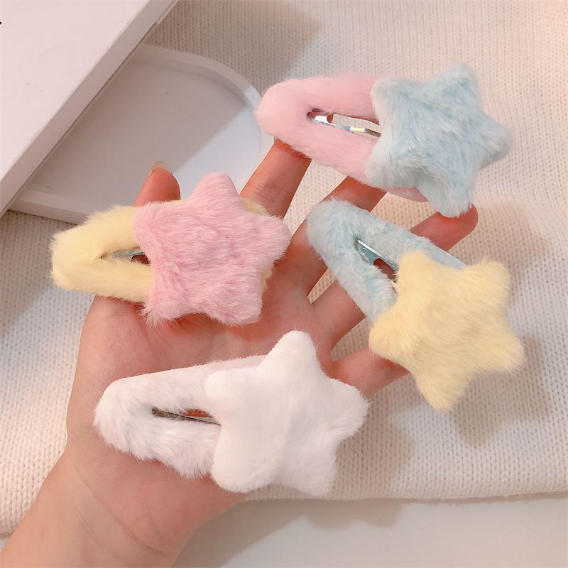 Hair Clips for Girls, Cute Barrettes Women Metal Snap Hair Clips Accessories Hair Gift for Girls (4PC) — image 4