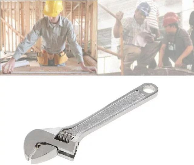 1pc Mini Silver Open End Wrench, Steel 2.5inch Monkey Wrench, Adjustable Spanner for Repairing, Professional Mini Small Hand Tools Hand Spanner Tool Universal โ image 5