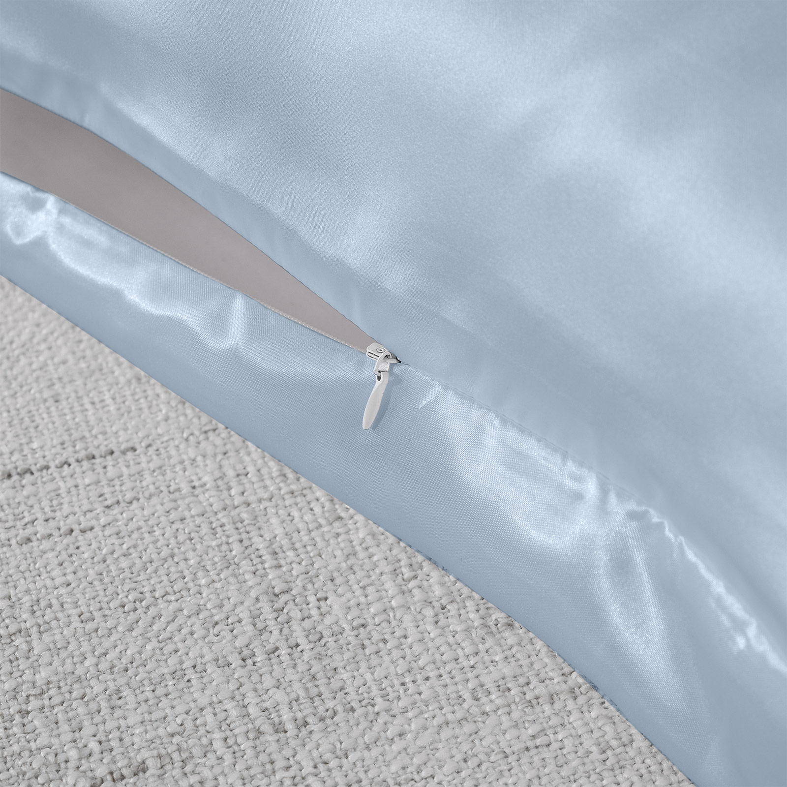 Royal Comfort Pure Silk Pillow Case 100% Mulberry Silk Hypoallergenic Pillowcase - Soft Blue โ image 4