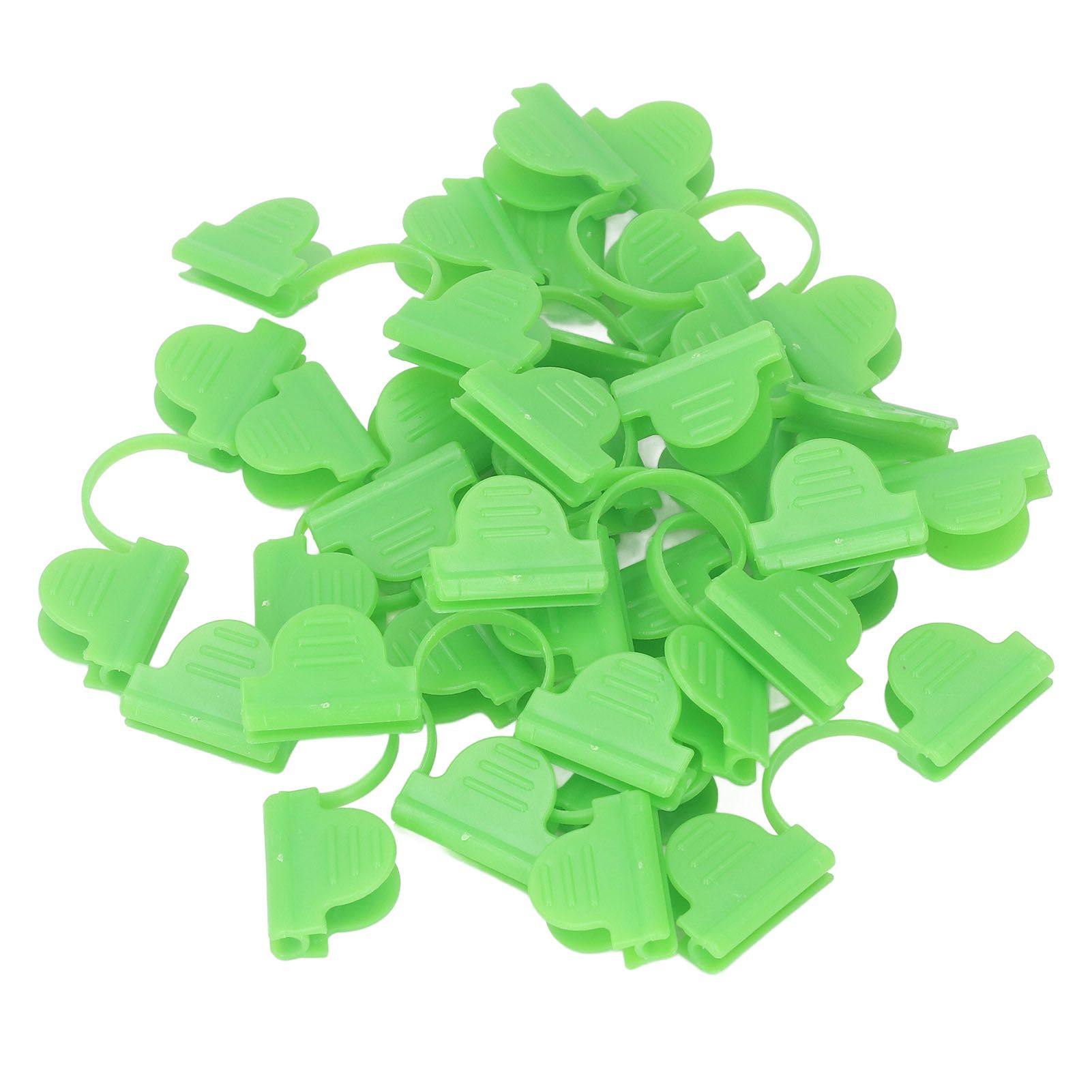 100PCS Greenhouse Clamp Plastic Double Head Shading Garden Hoop Greenhouse Clip Fiberglass Gardening Supplies 6mm Light Green โ image 4
