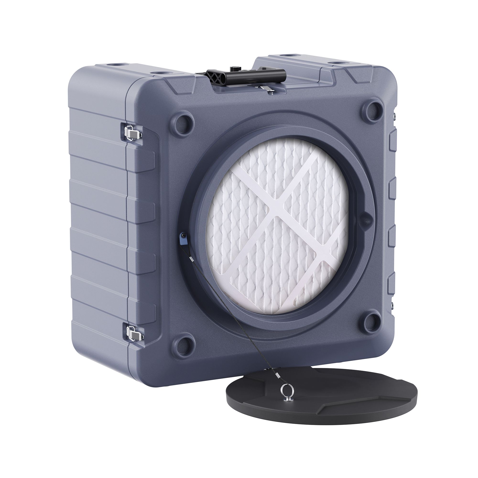 Air Scrubber with 3-Stage Filtration, Stackable Negative Air Machine 550 CFM, Air Cleaner with MERV10, Carbon, H13 HEPA, for Home, Industrial and Commercial