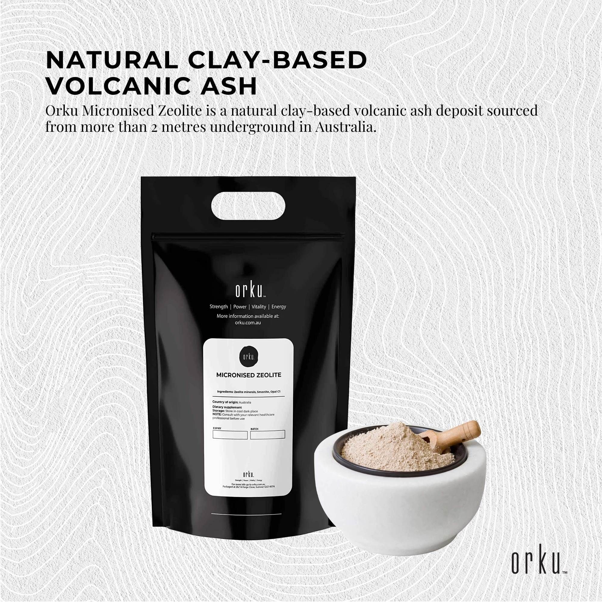Orku 20Kg Ultrafine Micronised Zeolite Powder - Natural Clinoptilolite Mineral — image 3