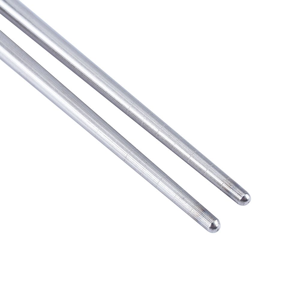 2 Pairs Chinese Fashion Anti skip Stainless Steel Chopsticks Chop Sticks Silver โ image 3