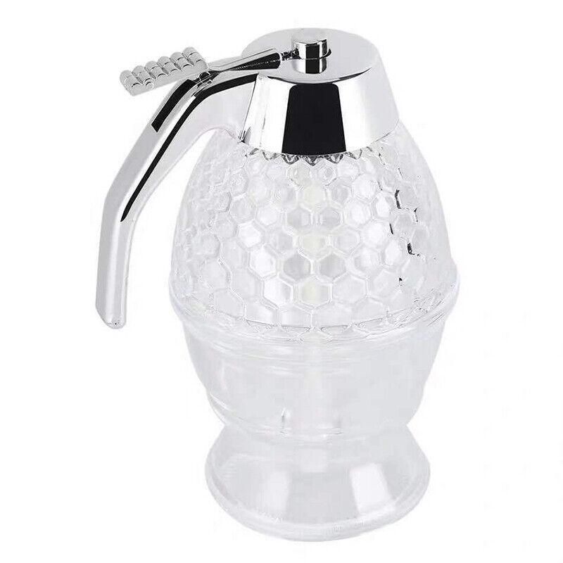 Honey Syrup Dispenser with Stand Bottom Flow Trigger Jar for Kitchen Use — image 2
