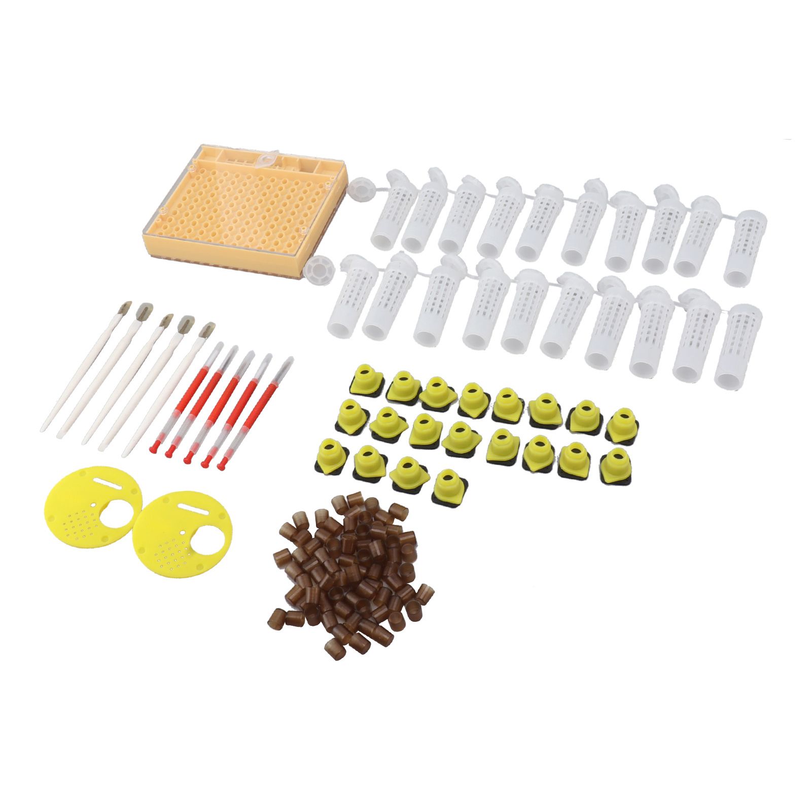 Queen Bee Rearing System Plastic Breeding Cell Cup Kit Beekeeping Grafting Equipments Supplies โ image 6