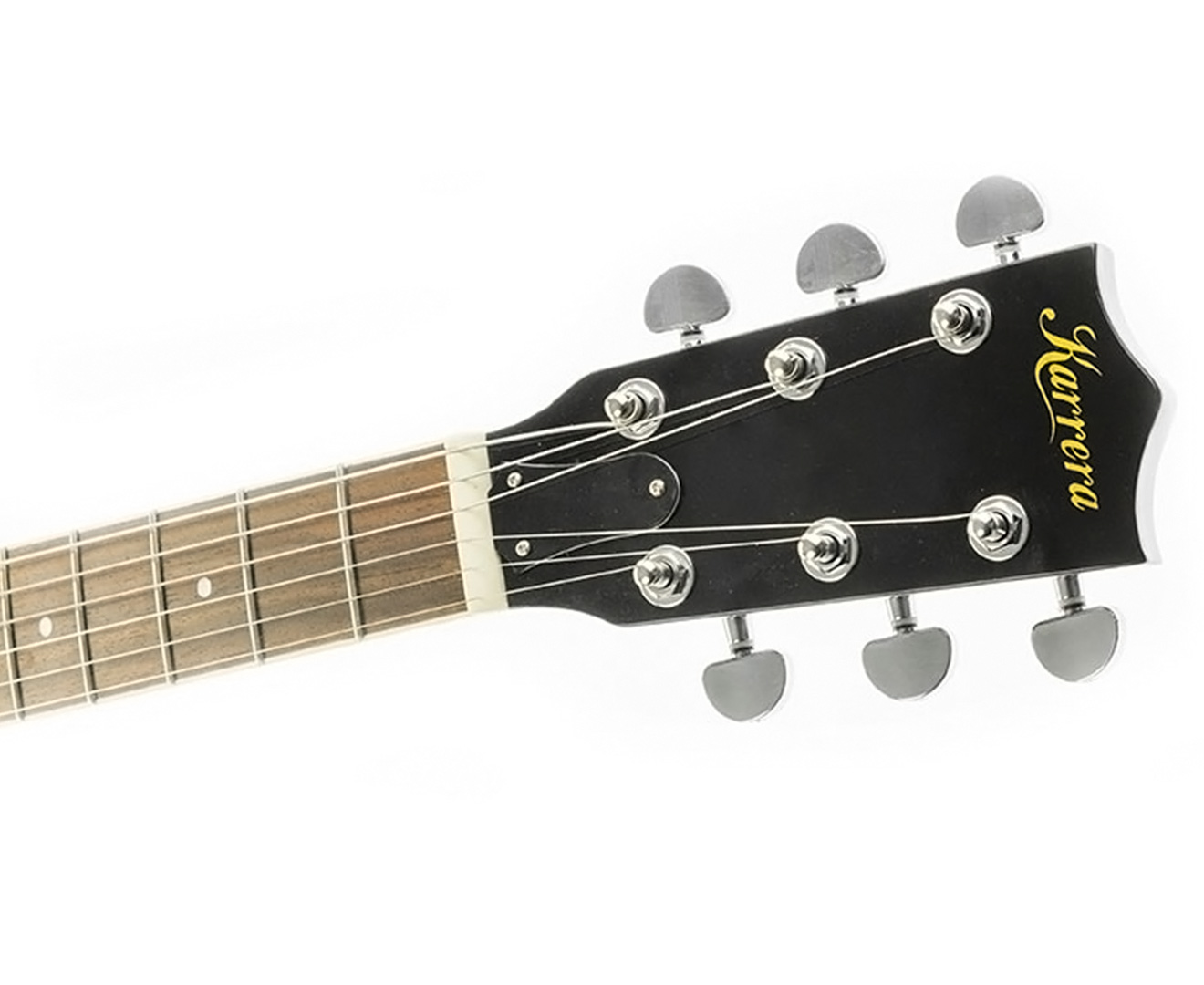 Karrera 6 String Resonator Banjo - Brown — image 3