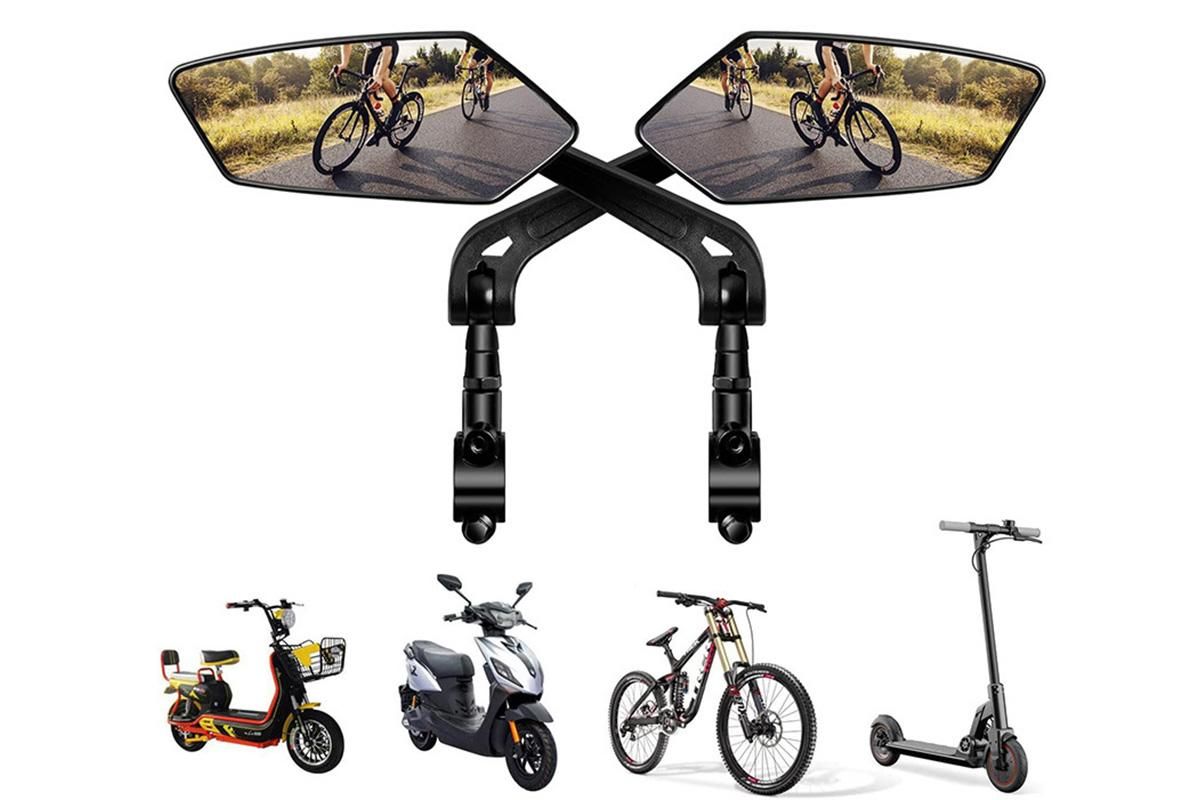 Mountain Bike Rearview Mirror Adjustable Rotatable Handlebar Bicycle Mirror โ image 3