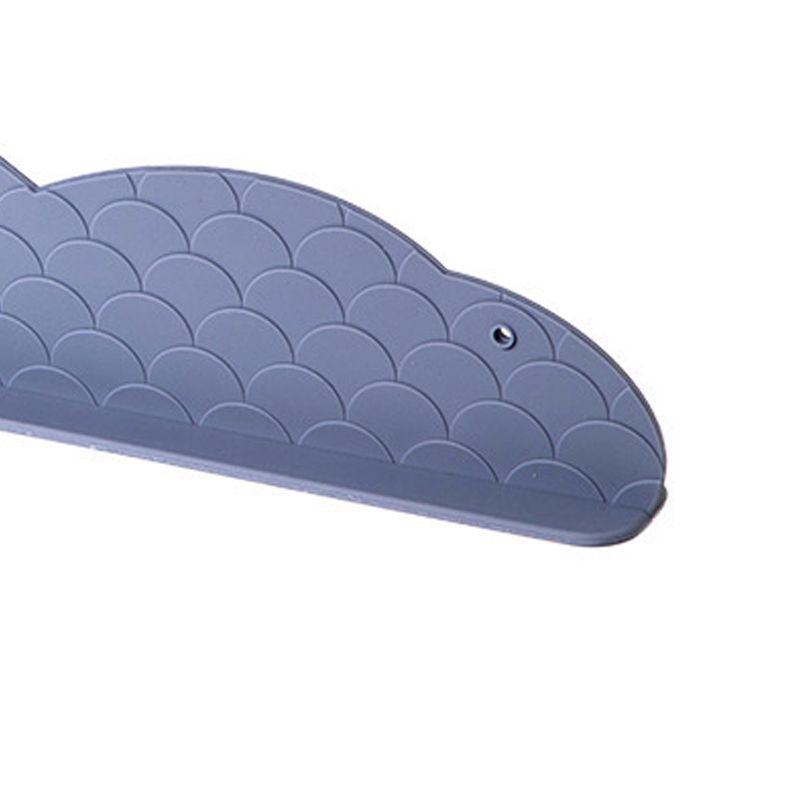 Kitchen Sink Water Splashing Guard Silicone Water Splatter Guard with Suction Cup for Dishes Washing Upgraded Blue Purple — image 3